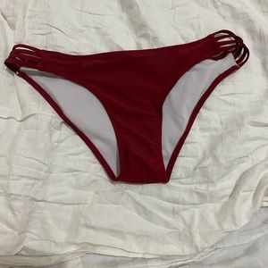 Red bottom bikini